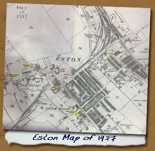 Eston Map of 1927
- Click On This for Larger Image
     (Opens in New Window)