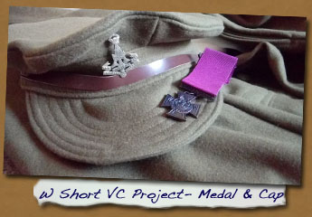 William Short VC - Medal & Cap