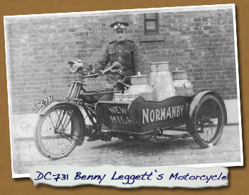 DC731 Benny Leggetts Motorcycle 
- Click On This for Larger Image (Opens in New Window)