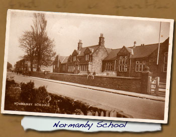 Postcard of Old Normanby School