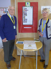 Photo 15  - 2019 Exhibition - Tom Towers and Marion Davies with Their Research