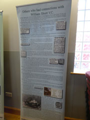 Photo 7  - 2018 Exhibition - Display: Others Who Had a Connection With William Short VC 
