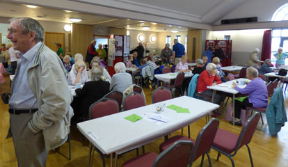 Photo 2  - 2017 Exhibition - Visitors Enjoying Refreshments and a Chat