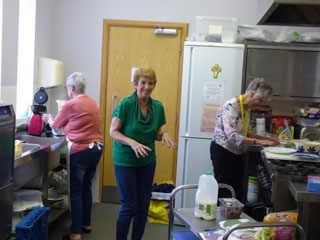 Photo 14  - 2017 Exhibition - Volunteers Working Hard in the Kitchen