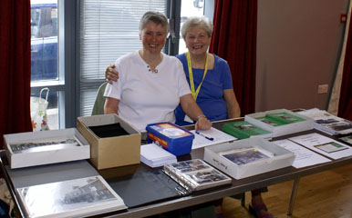 Photo 8  - 2016 Exhibition - Cynthia Womack (nee Dale) and Niece Jacqueline Ryan Enjoy Selling Our Publications