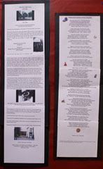 Photo 16  - 2016 Exhibition - Displays: Picture Hall Eston and Poem "Walk from Normanby to Eston c.1952"