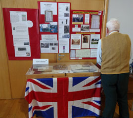 Photo 13  - 2015 Exhibition - Displays: Tom Kerrison 1907-2005 with Memorabilia, - War Memorials and Soldiers Who Returned