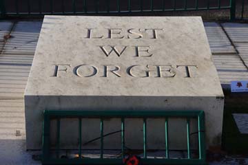 Photo 2  - 2024 Normanby Remembrance Day Service - Plinth in Remembrance Garden, Cleveland St