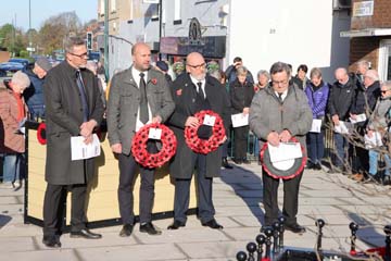 Photo 17  - 2024 Normanby Remembrance Day Service - Councillors and Keith Gatenby