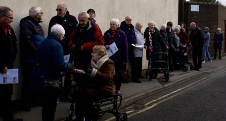 Photo 6  - 2023 Normanby Remembrance Day Service - Attendees Gather in West Street