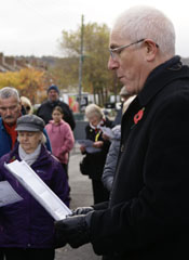 Photo 12  - 2023 Normanby Remembrance Day Service - Reverend David Godfrey MA Leads the Service
