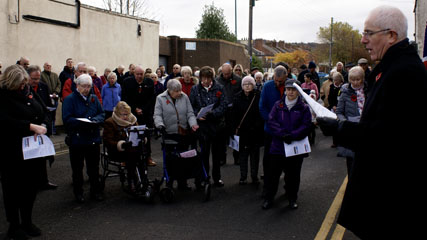 Photo 14  - 2023 Normanby Remembrance Day Service - Reverend David Godfrey Conducts the Service