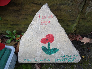 Photo 9  -  2020 Normanby Remembrance Day - from 3rd Teesside Brownies