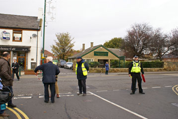Photo 2  - 2015 Normanby Remembrance Day - Tom Towers Organises Closing West St for the Service.