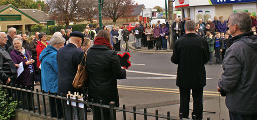 Photo 10  - 2015 Normanby Remembrance Day - A Good Gathering of People for the Service.