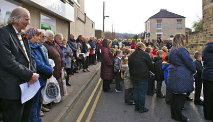 Photo 13  - 2015 Normanby Remembrance Day - Everyone Silently Remembers.