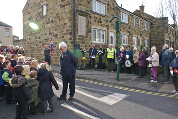 Photo 2  - 2014 Normanby Remembrance Day - Young and Old Gather Together for the Remembrance Service