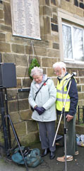 Photo 10  - 2014 Normanby Remembrance Day - Normanby LHG Wreath Laid for Us by Cynthia and Keith Womack