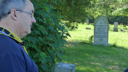 Photo 4  - Linthorpe Cemetery Trip - Grave Related to the Bombardment of Hartlepool in 1914