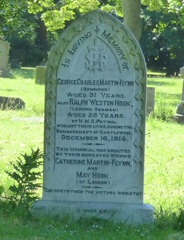 Photo 5  - Linthorpe Cemetery Trip - Grave Related to the Bombardment of Hartlepool in 1914
