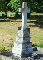 Photo 7  - Linthorpe Cemetery Trip - The Grave of Councillor William Eckert and - His Son Mostyn of the RAF Killed in a Flying Accident in Canada in 1943