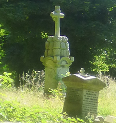 Photo 19  - Linthorpe Cemetery Trip - Unusual Shape of Grave in the Background