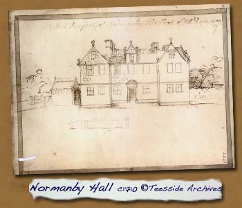 Normanby Hall c.1710 © Teesside Archives