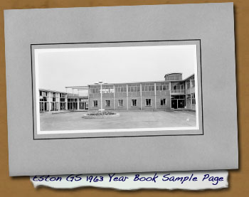 Eston Grammar School - 1963 Year Book - Sample Page: School Building
- Click On This for Larger Image (Opens in New Window)