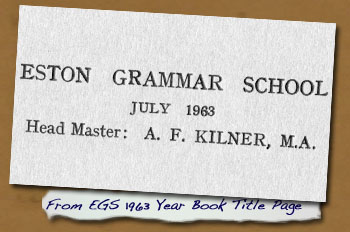Eston Grammar School 1963 -Title Page