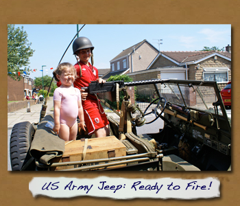 US Army Jeep: Ready to Fire