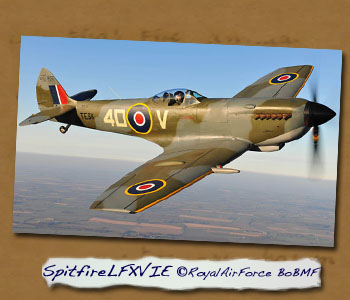 RAF BoBMF Spitfire LFXVIE TE311
- Click On This for Larger Image (Opens in New Tab)