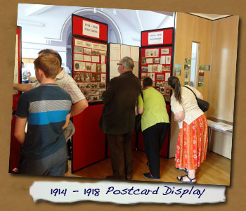 1914-18 Postcard Display