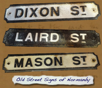 Exhibition 2016 Old Normanby Street Signs