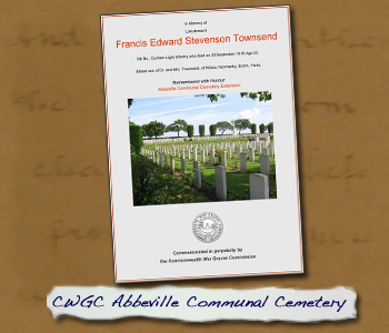 CWGC Abbeyville Communal Cemetery