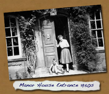 Normanby Manor House – Entrance in 1950s
 - Click On This for Larger Image
       (Opens in New Window)