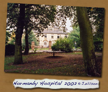 Normanby Hospital 2002 from Park
 - Click On This for Larger Image
       (Opens in New Window)