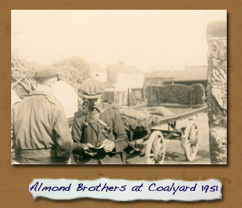 Almond Brothers at Coal Yard Top of Cleveland Street 1951
 - Click On This for Larger Image
       (Opens in New Window)