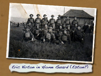 Eric Kirton in Home Guard (Eston?)
 - Click On This for Larger Image
       (Opens in New Window)