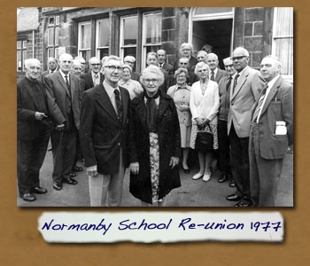 Normanby School 1914 Class Re-Union in 1977
 - Click On This for Larger Image
       (Opens in New Window)