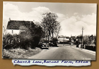 Bacons Farm, Church Lane, Old Eston in 1950s
- Click On This for Larger Image (Opens in New Window)