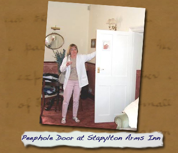 Stapylton Arms Inn Peephole Door
- Click On This for Larger Image (Opens in New Window)