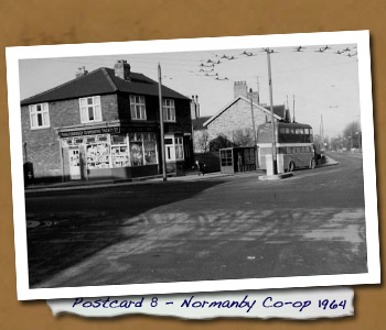 Postcard Of Normanby Co-op in 1964